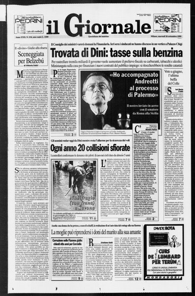 Il giornale : quotidiano del mattino